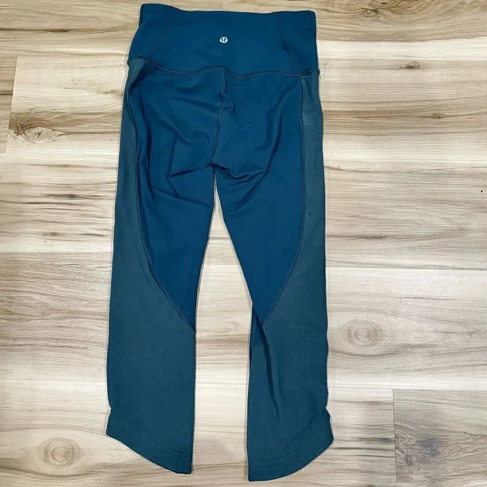 Lululemon Ready Set Go Crop 21” Submarine Women’s 4
